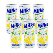 Bebida Coreana Gaseosa Milkis Sabor De Platano 6 Latas